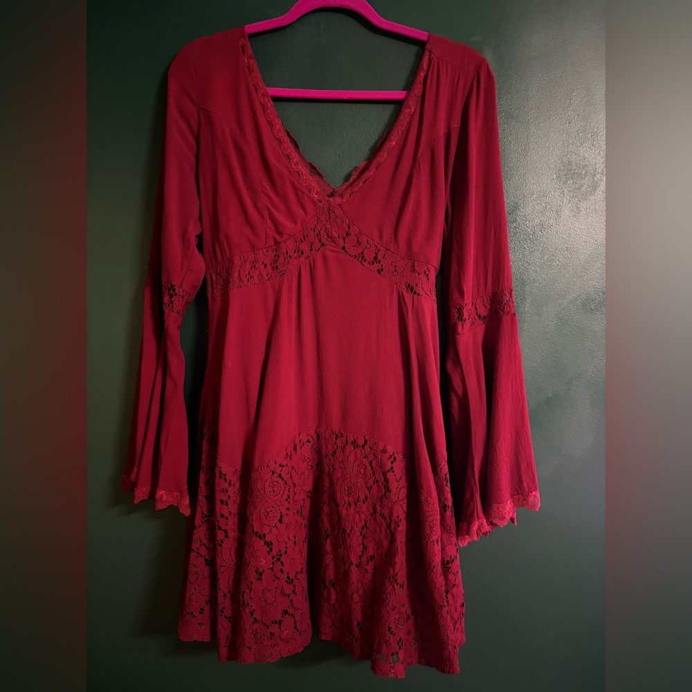 Red Dress Perfect for Fall